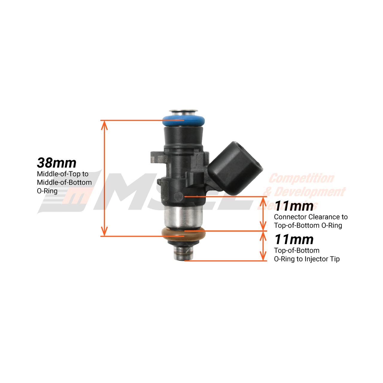 Xspurt 1170cc High Resistance Fuel Injector