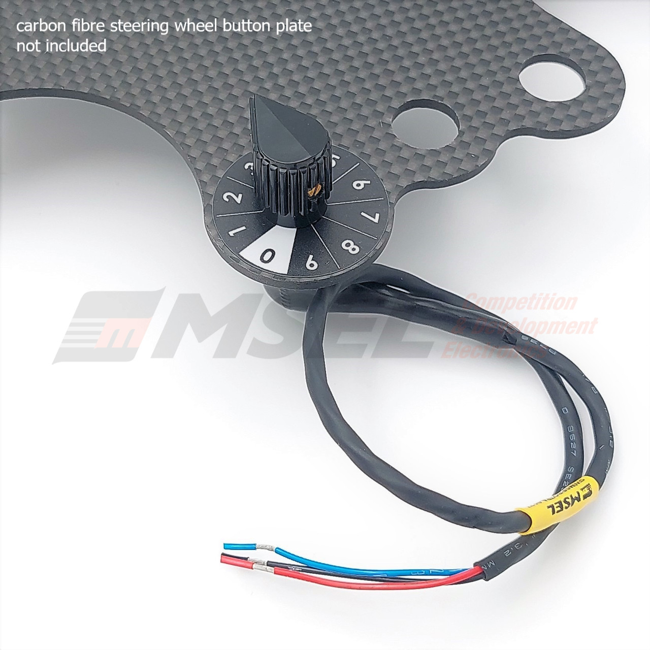 MSEL 2-10 Position Rotary Switch with Right Angle Boot