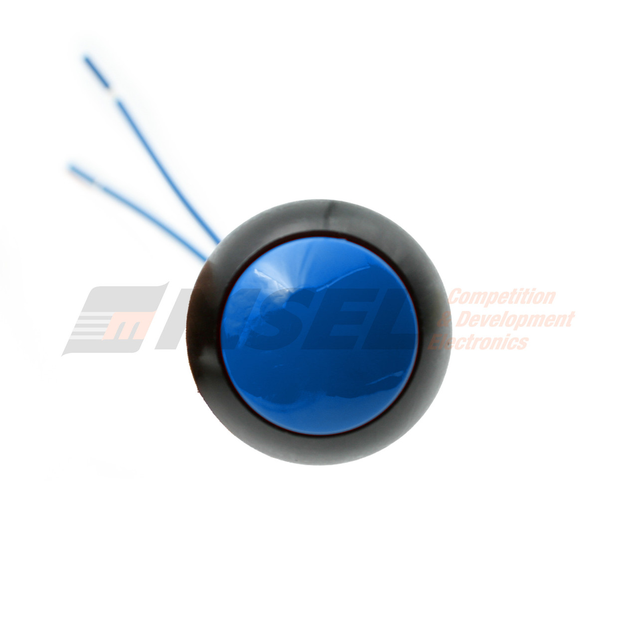 Otto Large Momentary Switch with Flylead - Blue