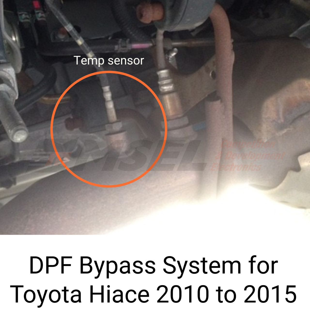 DPF Bypass System for Toyota Hiace from 2010 to 2015