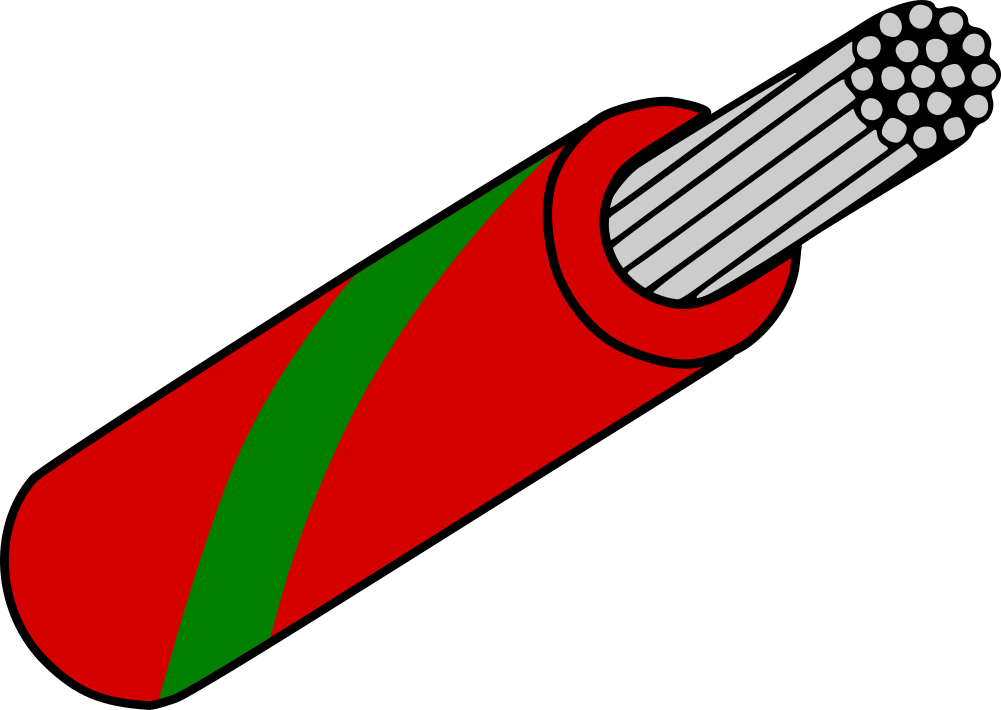 Red with Green Stripe Mil Spec M22759/32-22-25 22AWG Wire