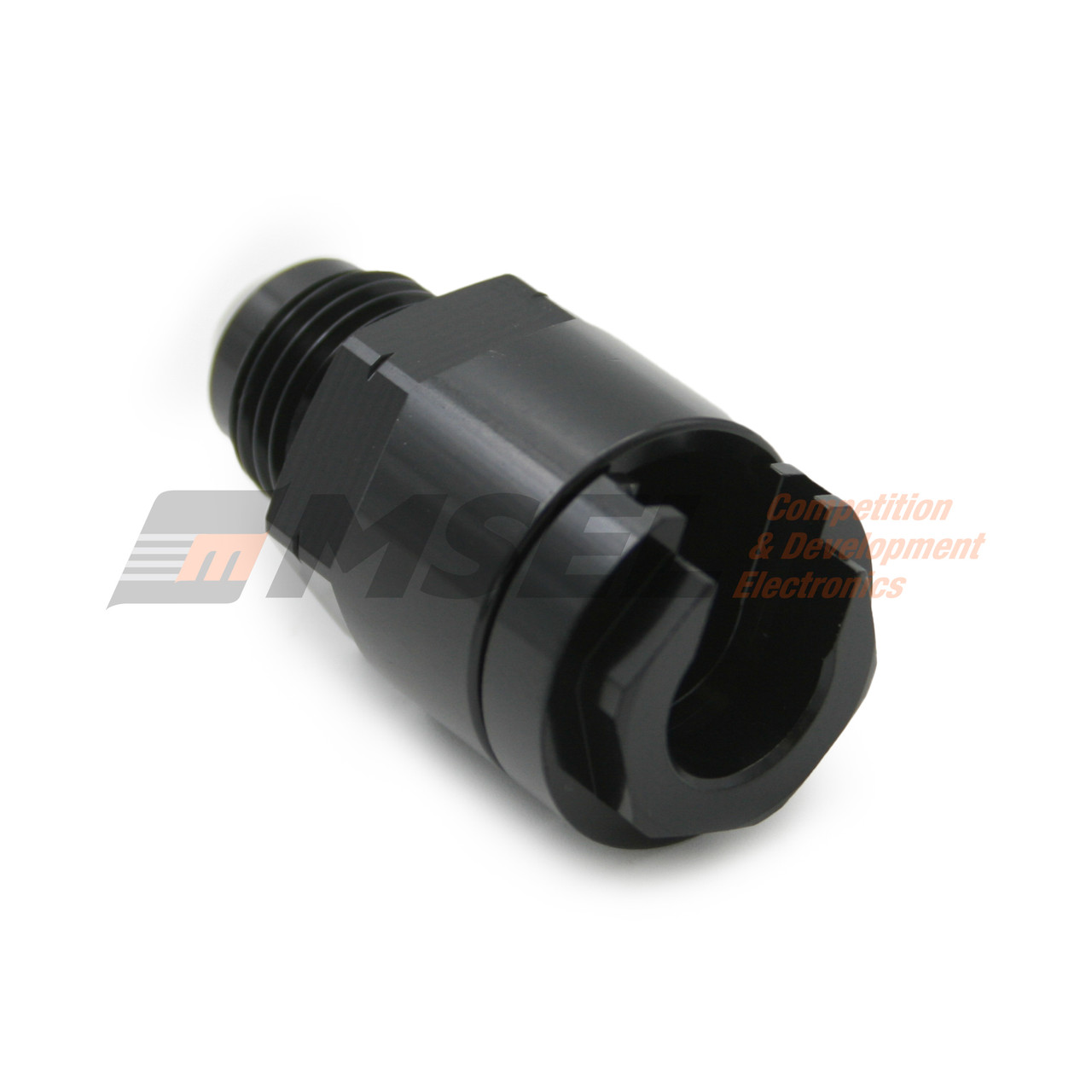 3/8" Female Quick Disconnect Fuel Line to Dash 6AN Male Adapter
