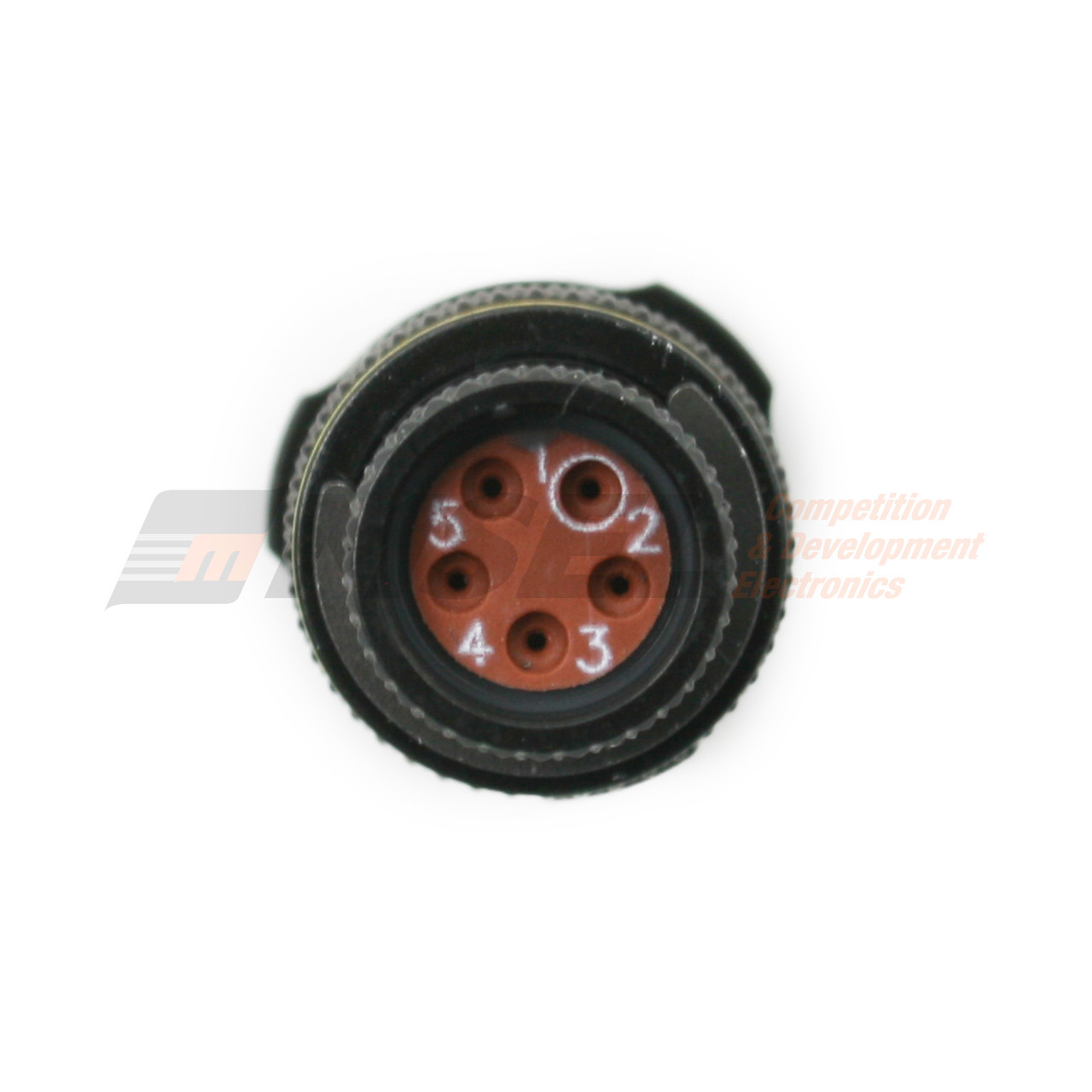 Deutsch Autosport Lite  5-Way  Plug with Size 23 Sockets - Yellow