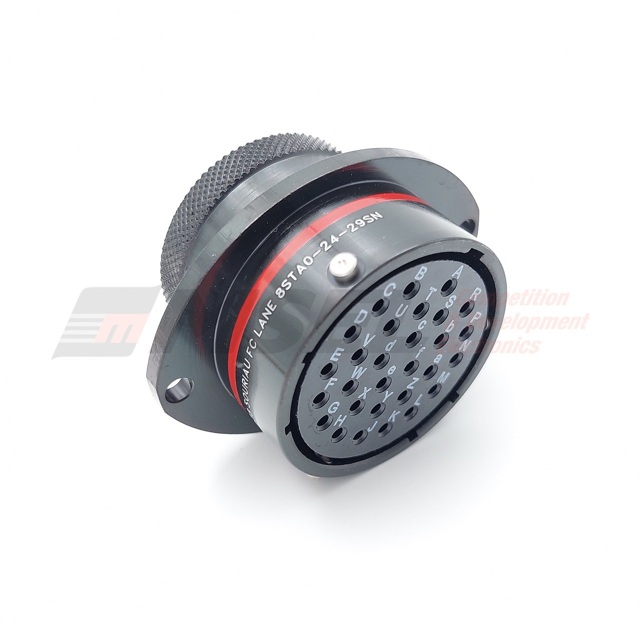 Autosport 29-Way Bulkhead Connector with Size 16 Sockets - Red