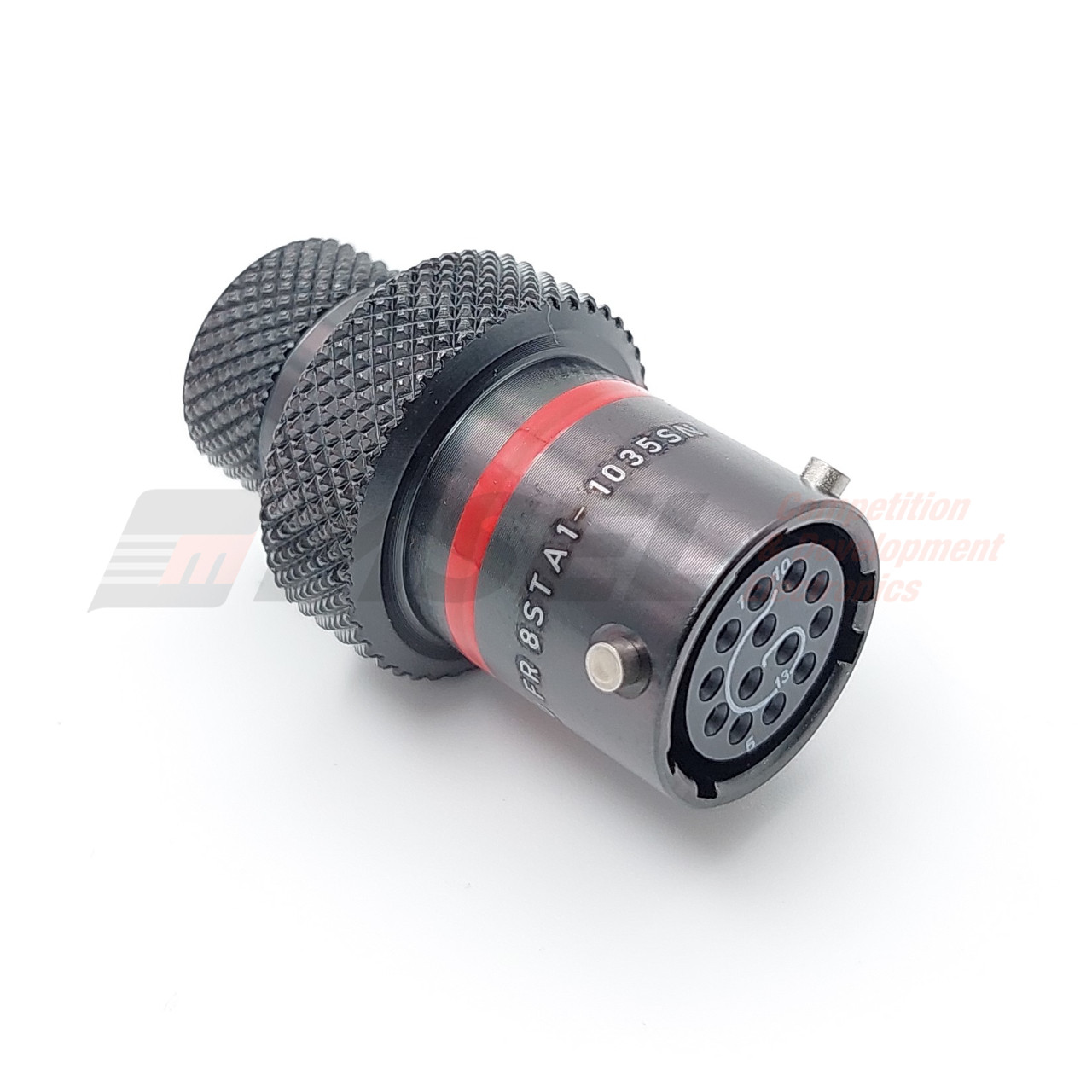 Autosport 13-Way In-line Receptacle Size 22 Sockets - Red