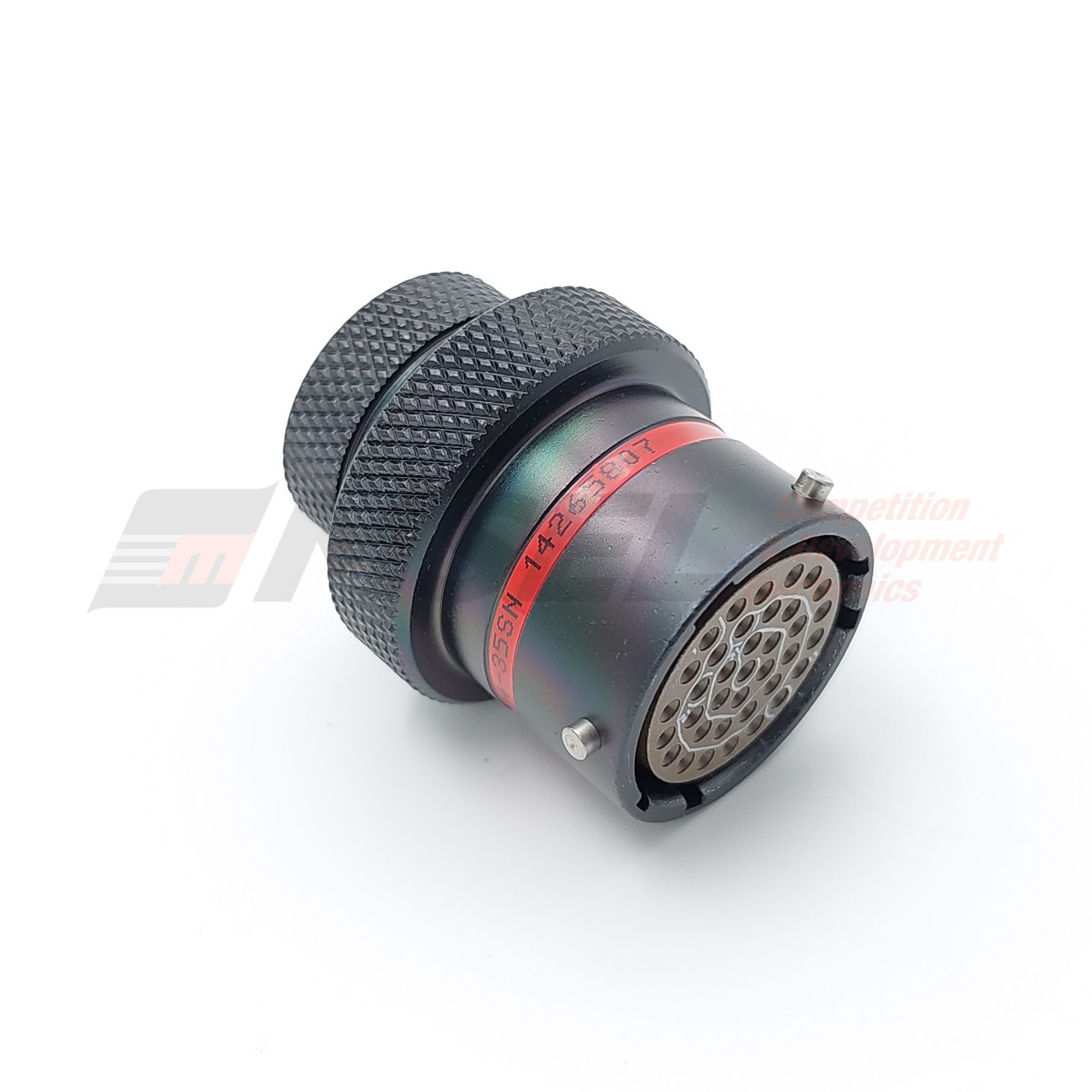 Autosport 37-Way In-line Receptacle Size 22 Sockets - Red