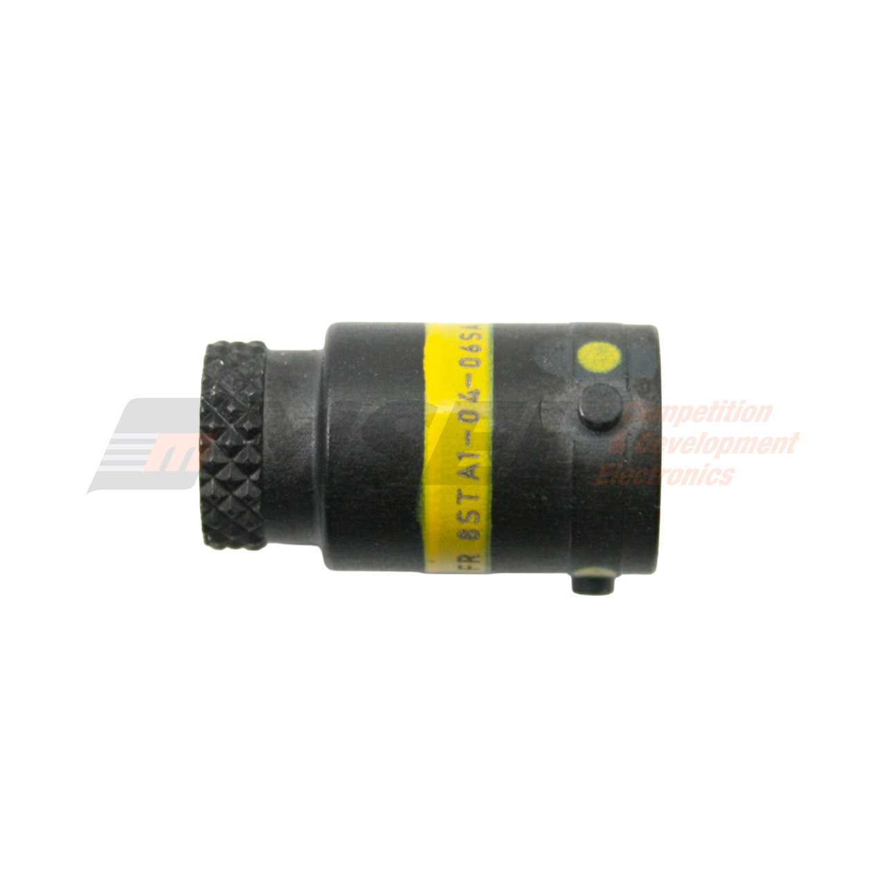 Autosport Lite  6-Way  In line receptacle with Size 26 Sockets - Yellow