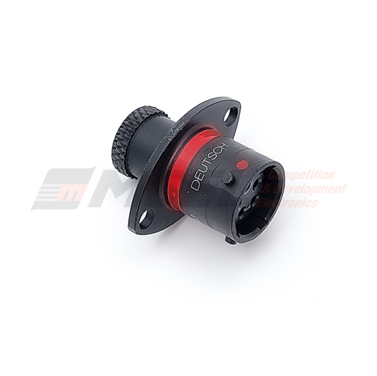 Deutsch Autosport Lite 5-Way Bulkhead Connector with Size 23 Sockets - Red