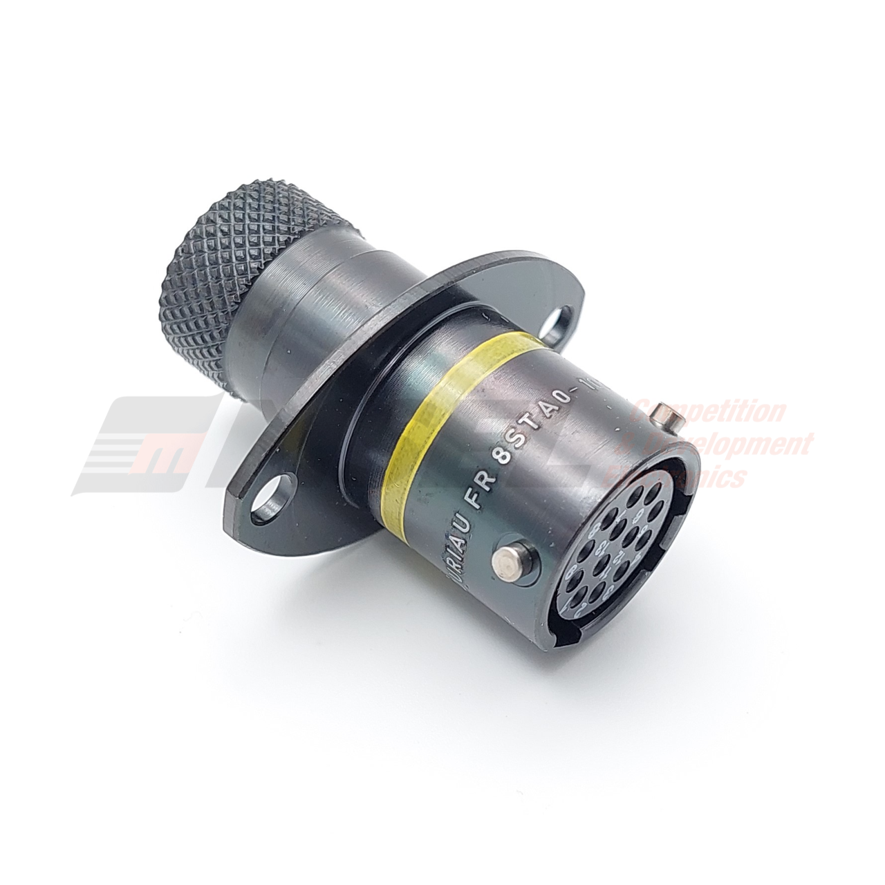 Autosport 13-Way Bulkhead Connector with Size 22 Sockets - Yellow