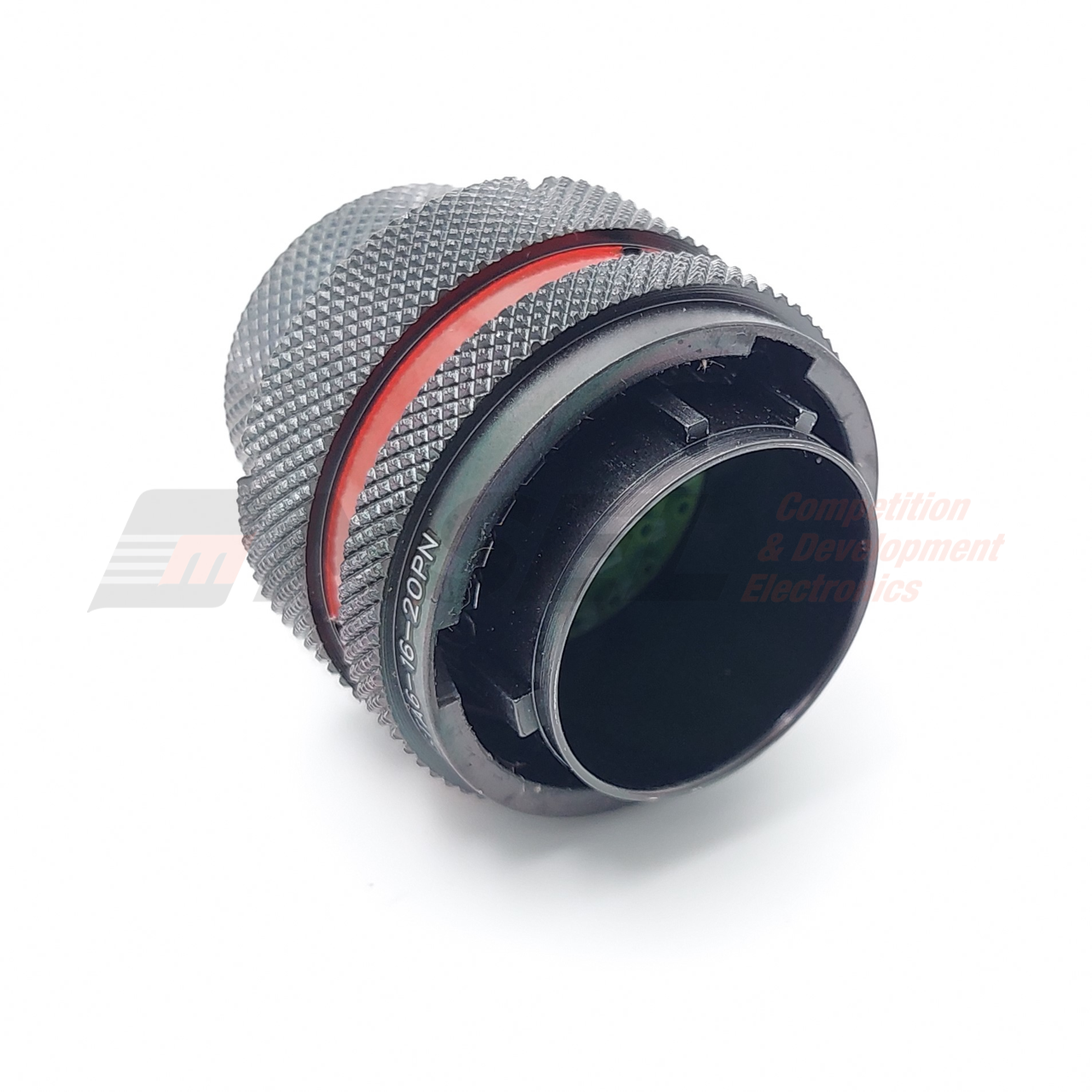 Autosport 20-Way Mixed Plug Connector with 16x Size 22 and 4x Size 12 Pins - Red