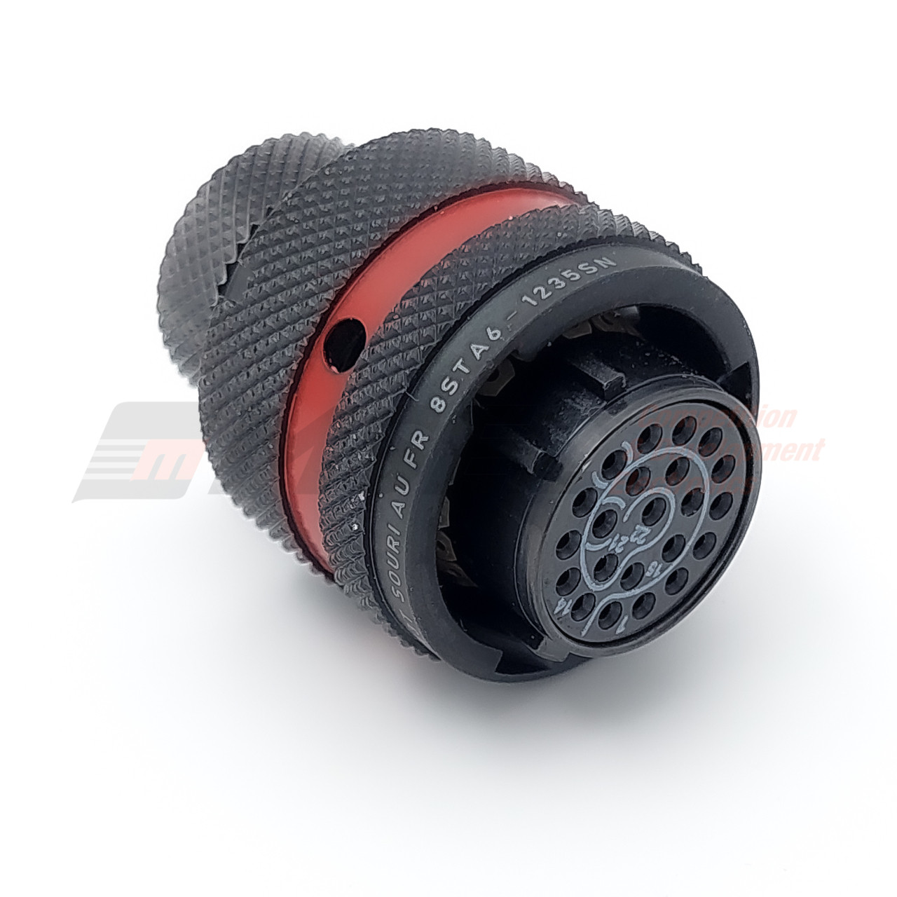 Autosport 22-Way Plug Connector with size 22 Sockets - Red