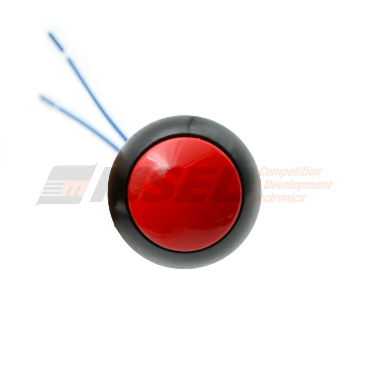 Otto Large Momentary Switch with Flylead - Red