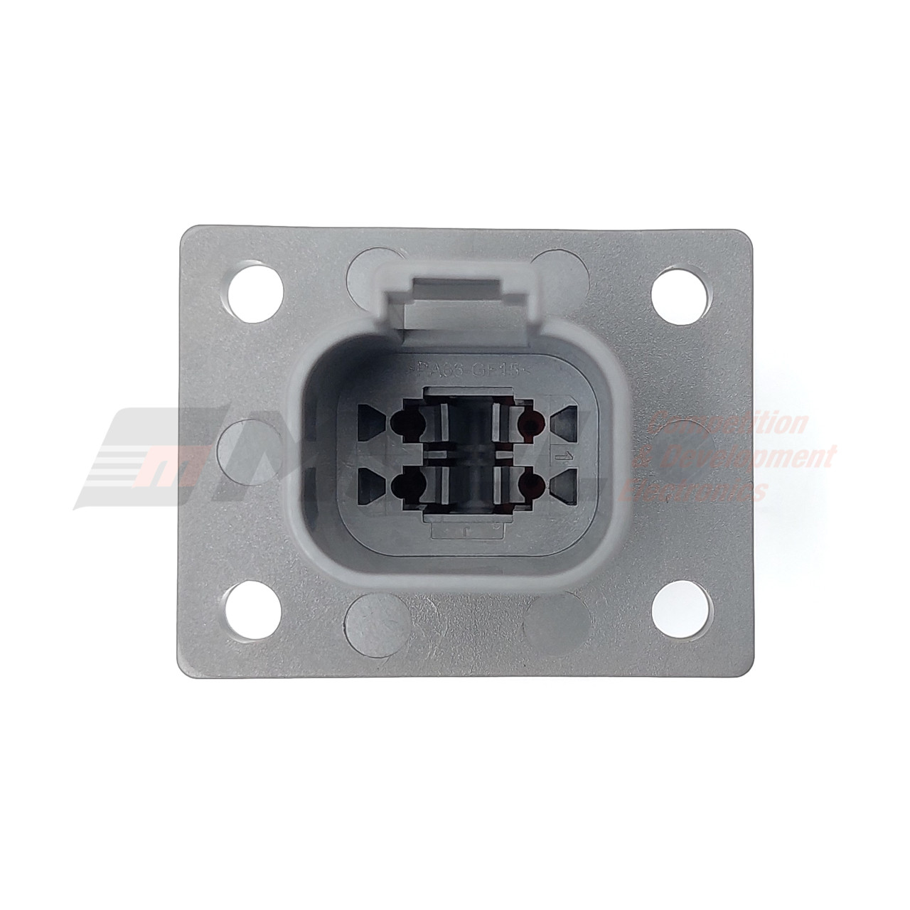 Deutsch DT 4-Way Bulk Head Receptacle Kit with Solid Pins
