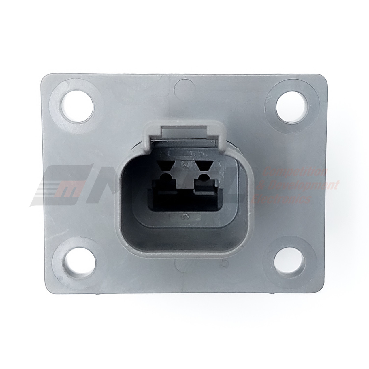 Deutsch DT 2-Way Bulk Head Receptacle Kit with Solid Pins
