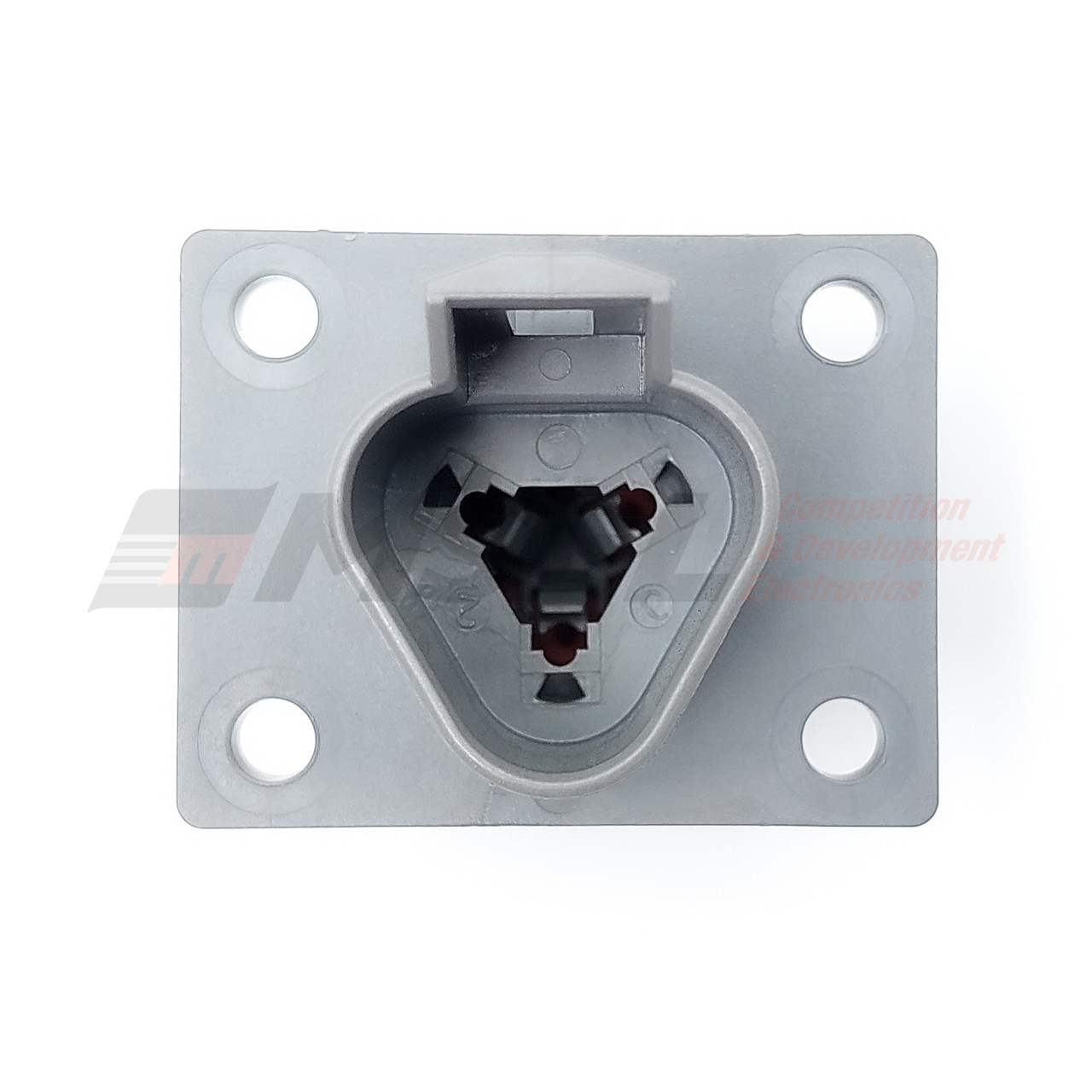Deutsch DT 3-Way Bulk Head Receptacle Kit with Solid Pins