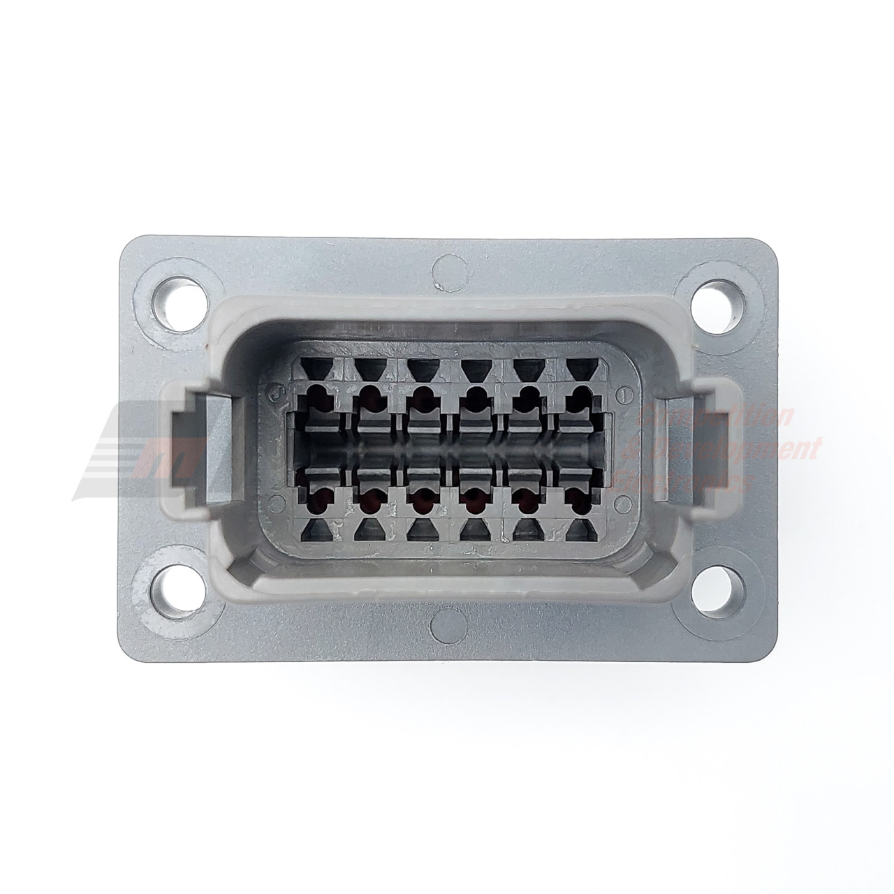 Deutsch DT 12-Way Bulk Head Receptacle Kit with Solid Pins