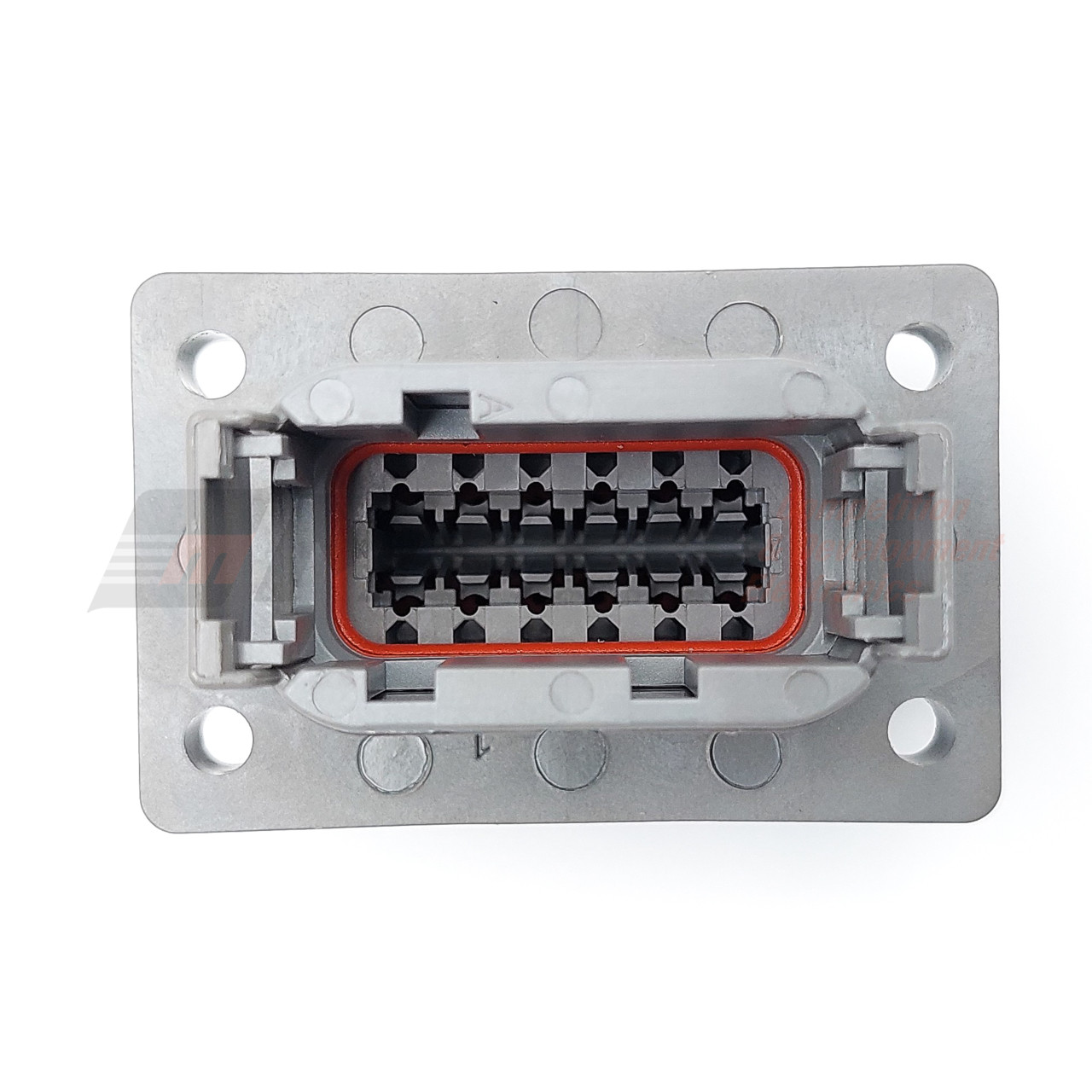 Deutsch DTM 12-Way Bulk Head Receptacle Kit with Solid Pins