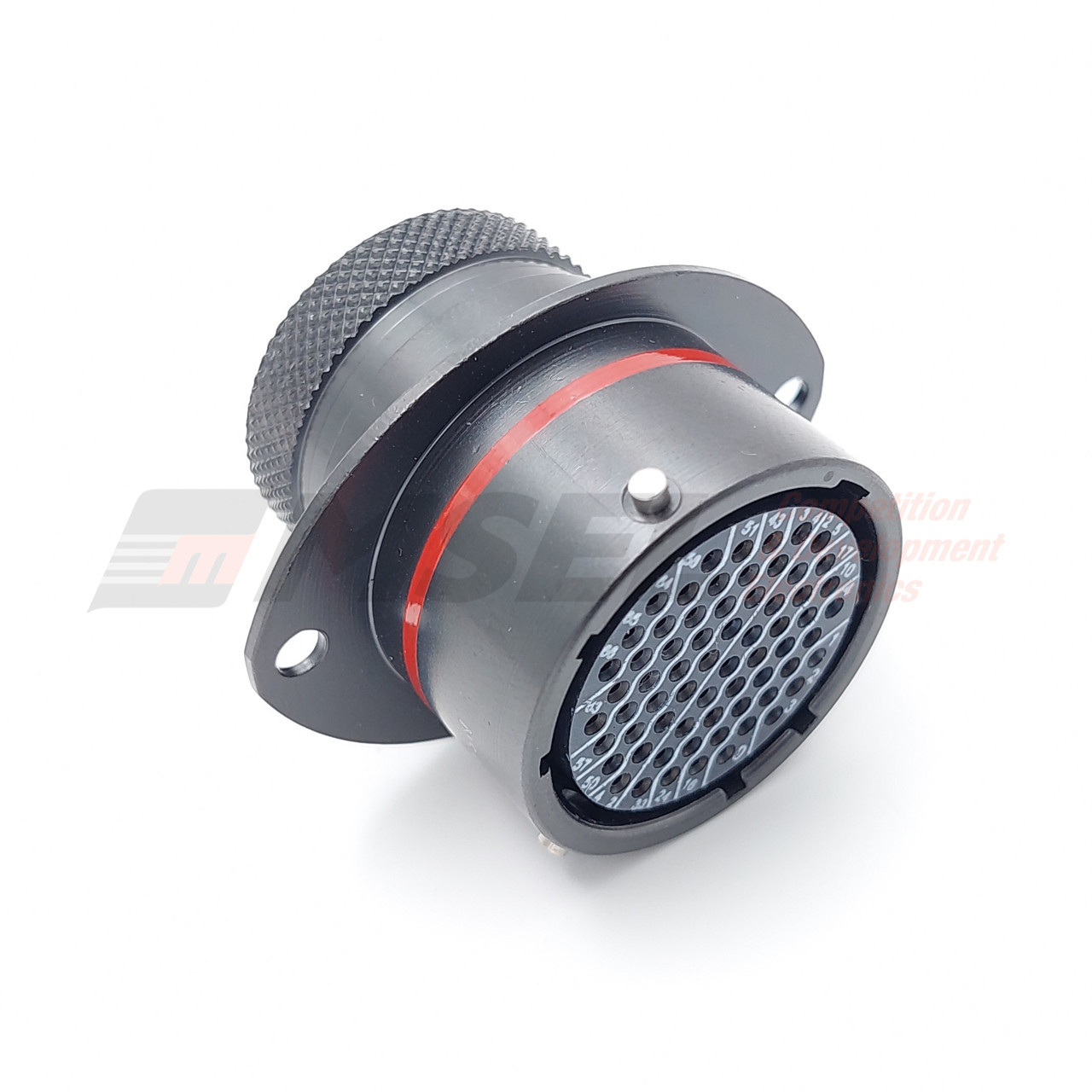 Autosport 79-Way Bulkhead Connector with Size 22 Sockets - Red