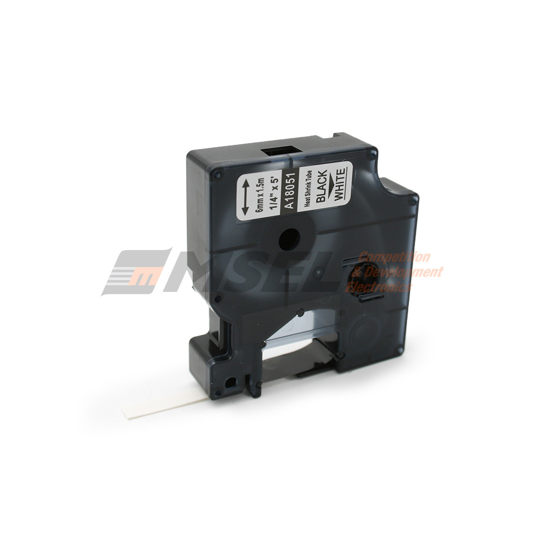 Rhino Compatible Heat Shrink Cartridge - 6mm x 1.5m - White