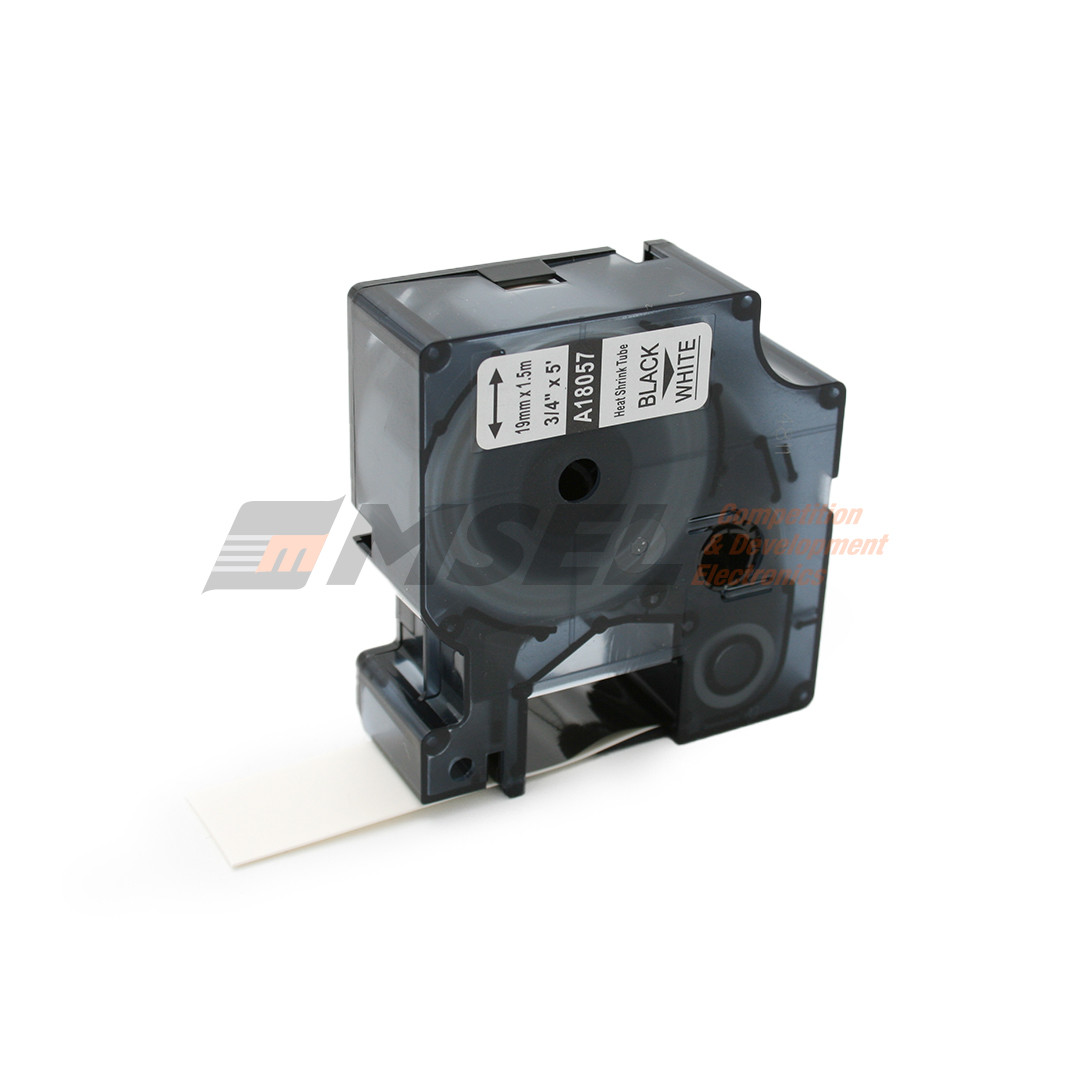 Rhino Compatible Heat Shrink Cartridge - 19mm x 1.5m - White