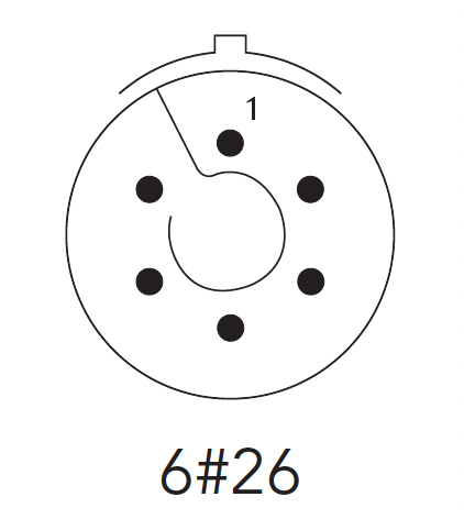 Autosport 6-Way Inline Receptacle With Sockets - Yellow