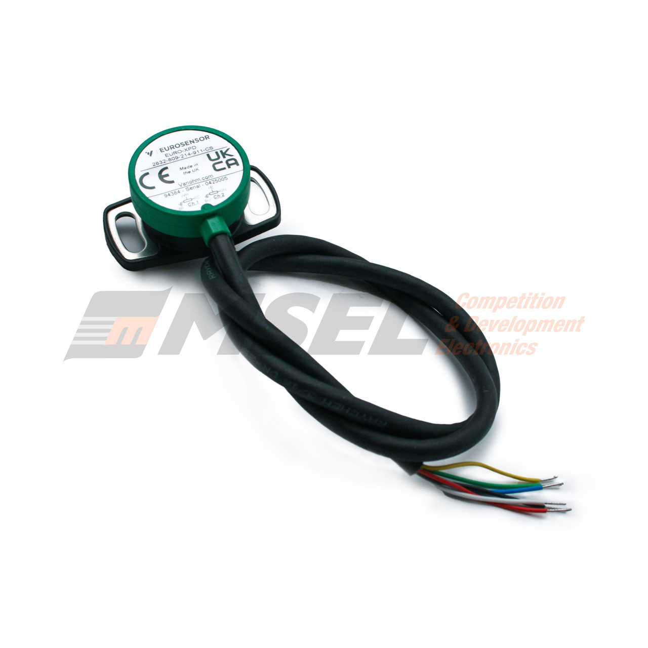 Contactless 32mm Dual Track 110 Degree 8mm Female D-Drive Rotary Sensor