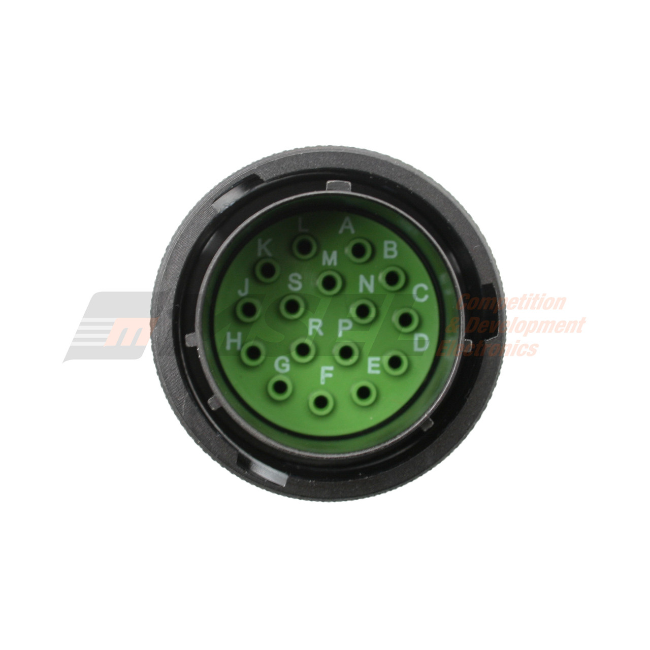 Autosport 16-Way Plug Connector With Pins - Red