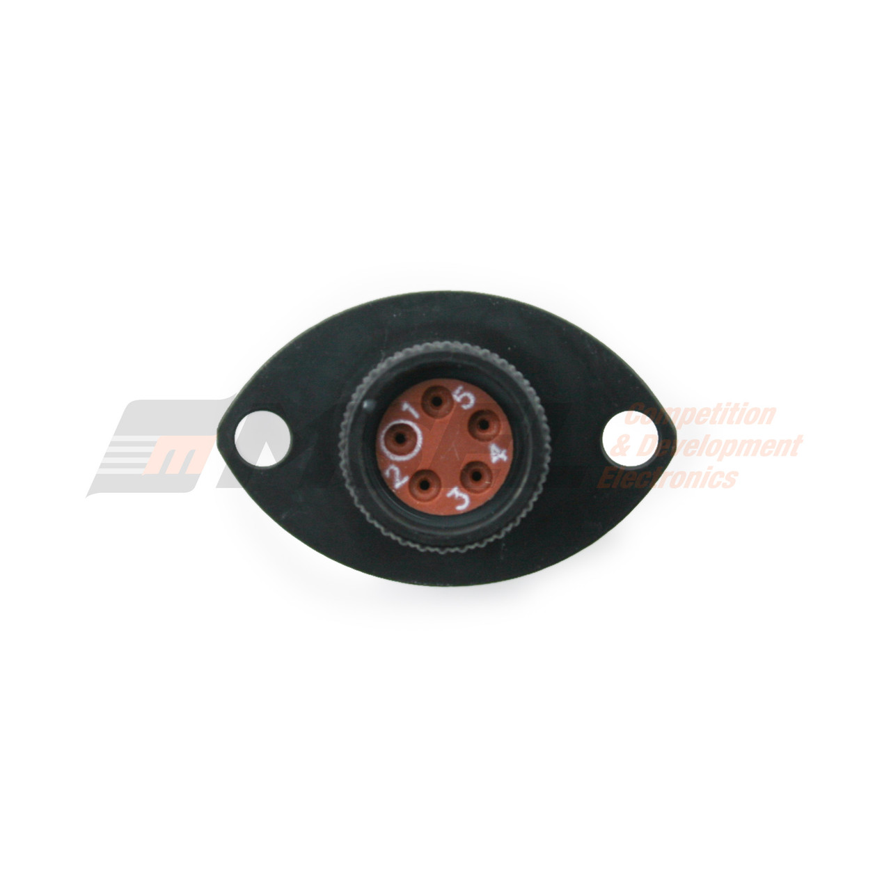Autosport Lite 5-Way Bulkhead Connector with Pins - Yellow