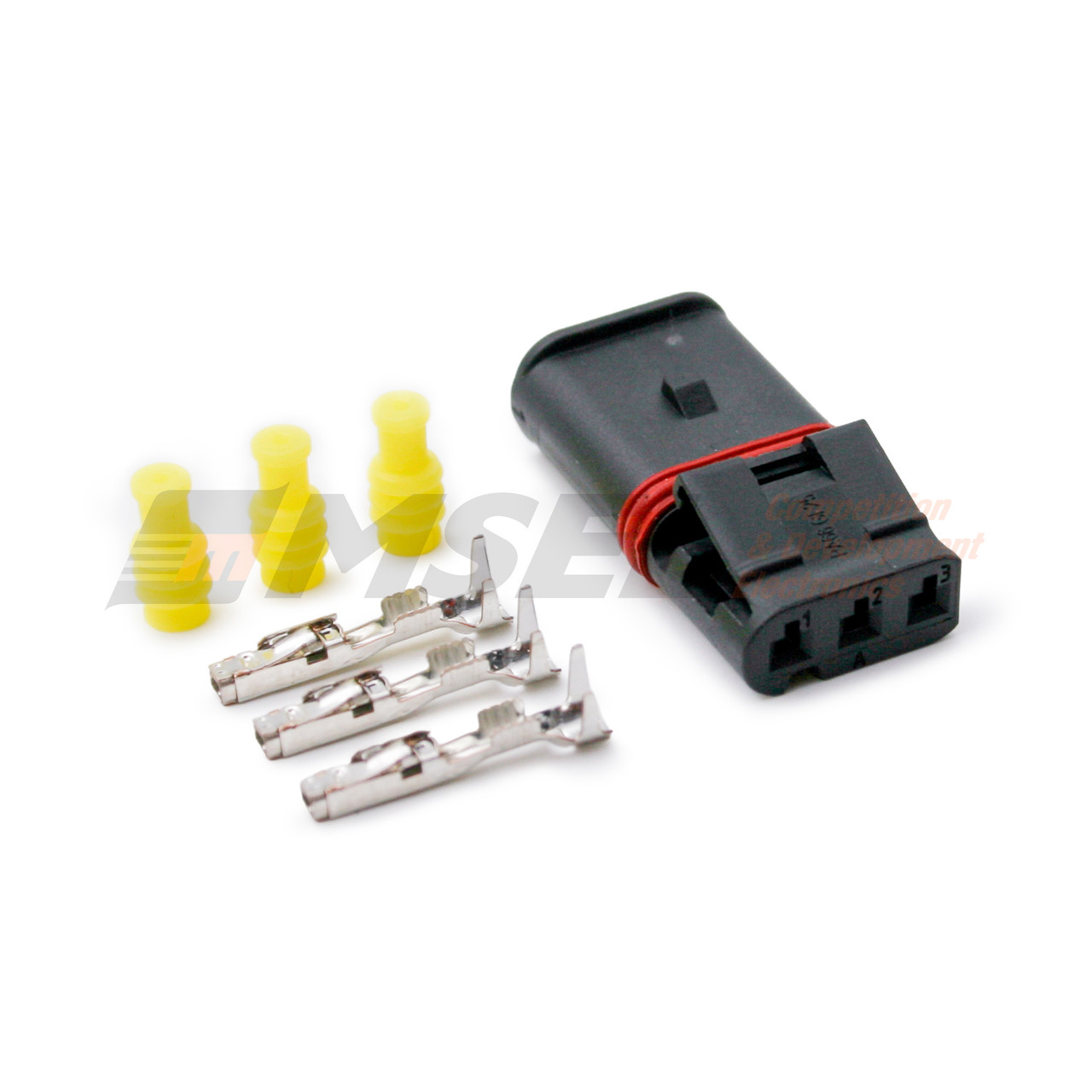 Hirschmann 3-Way Female Connector Kit -Keying "A"