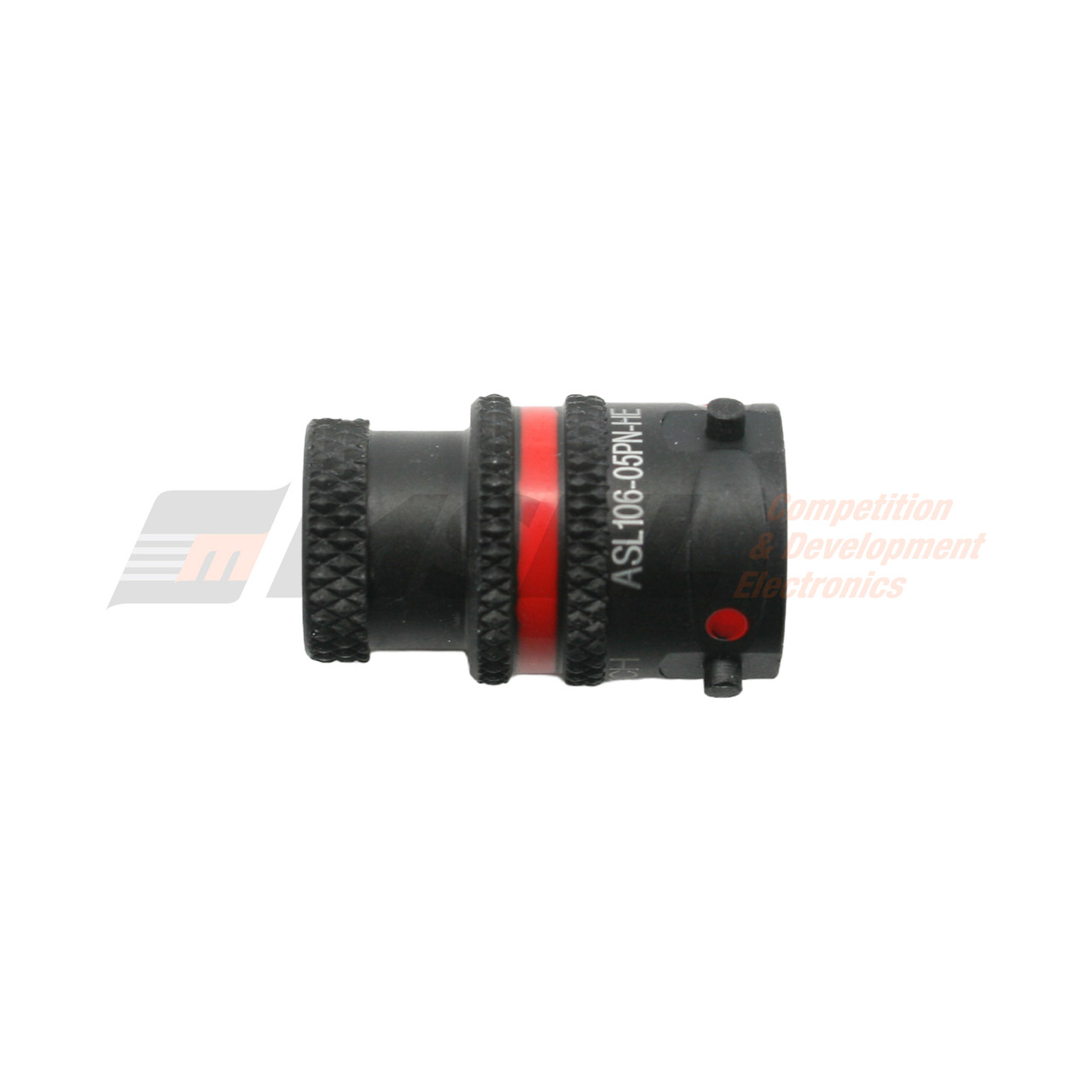 Autosport Lite 5-Way Inline Receptacle with size 23 Pins - Red