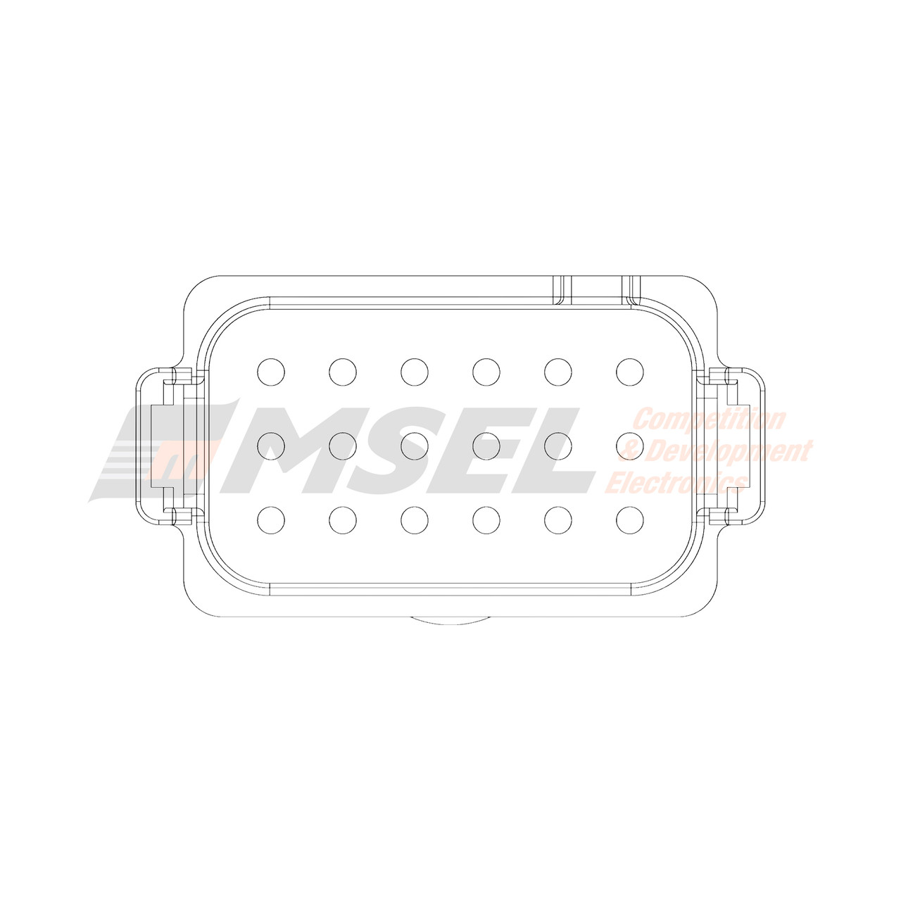 Deutsch DT-XT 18-Way Receptacle Kit