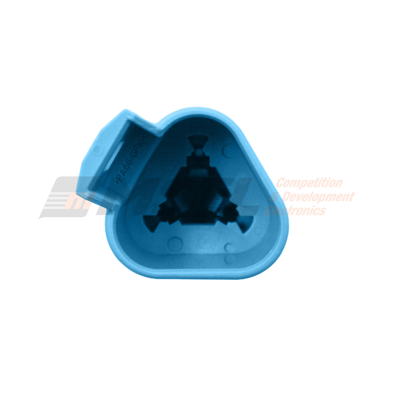 Deutsch Colour DT 3-Way Receptacle Kit with Solid Sockets