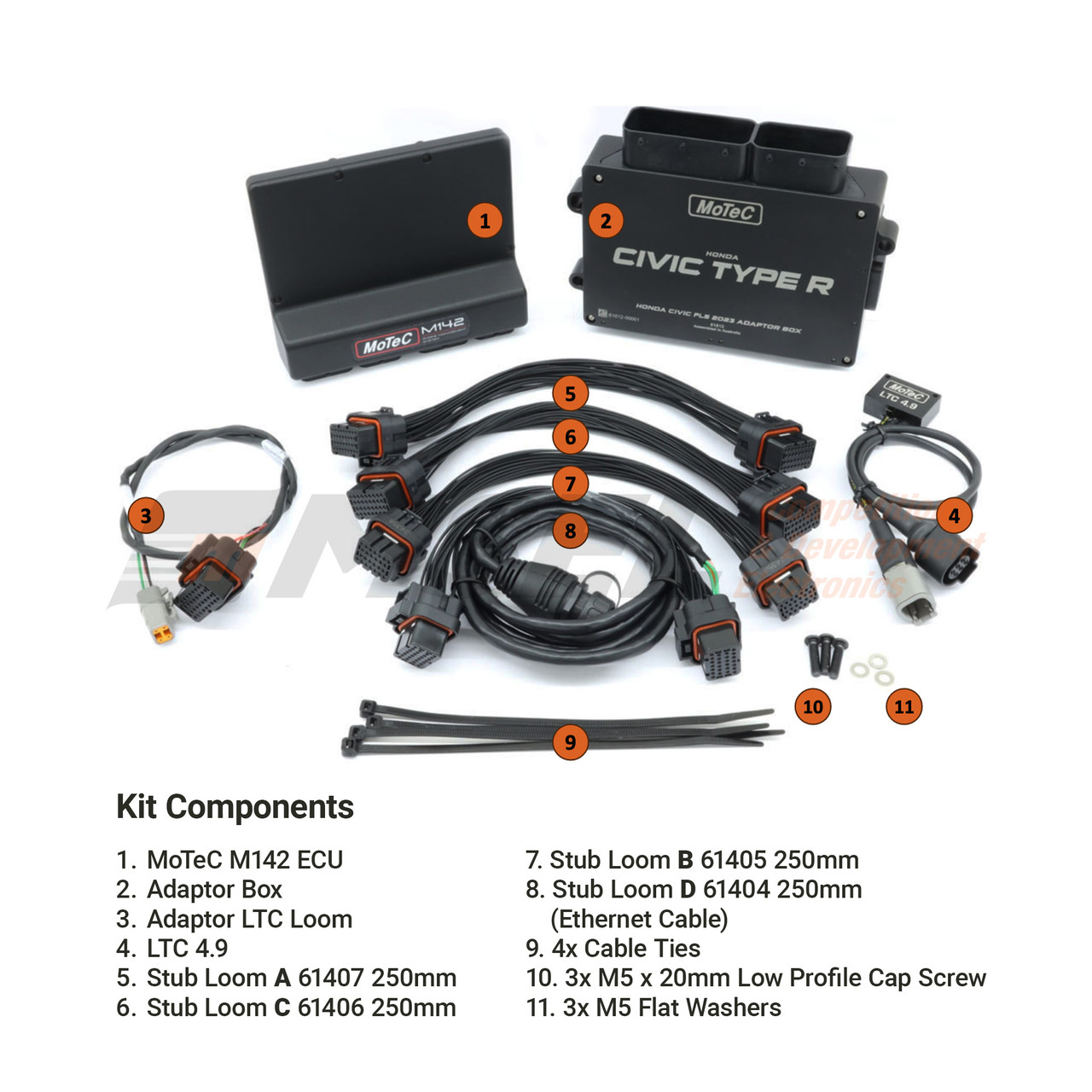 MoTeC Honda Civic FL5 Plug and Play Kit