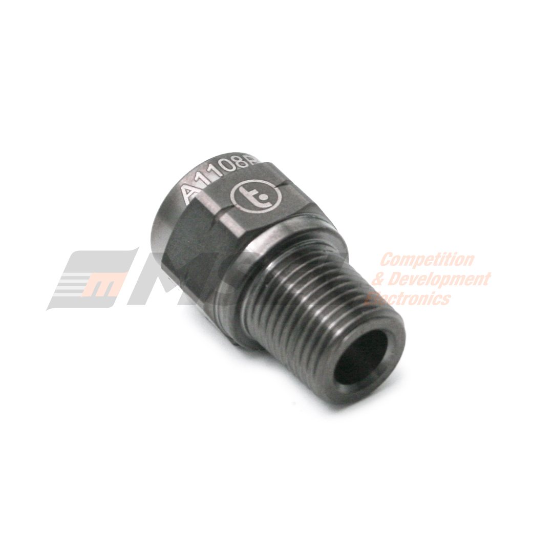 M10 x 1 to 1/8" BSPT Pressure Sensor Adapter Side Two
