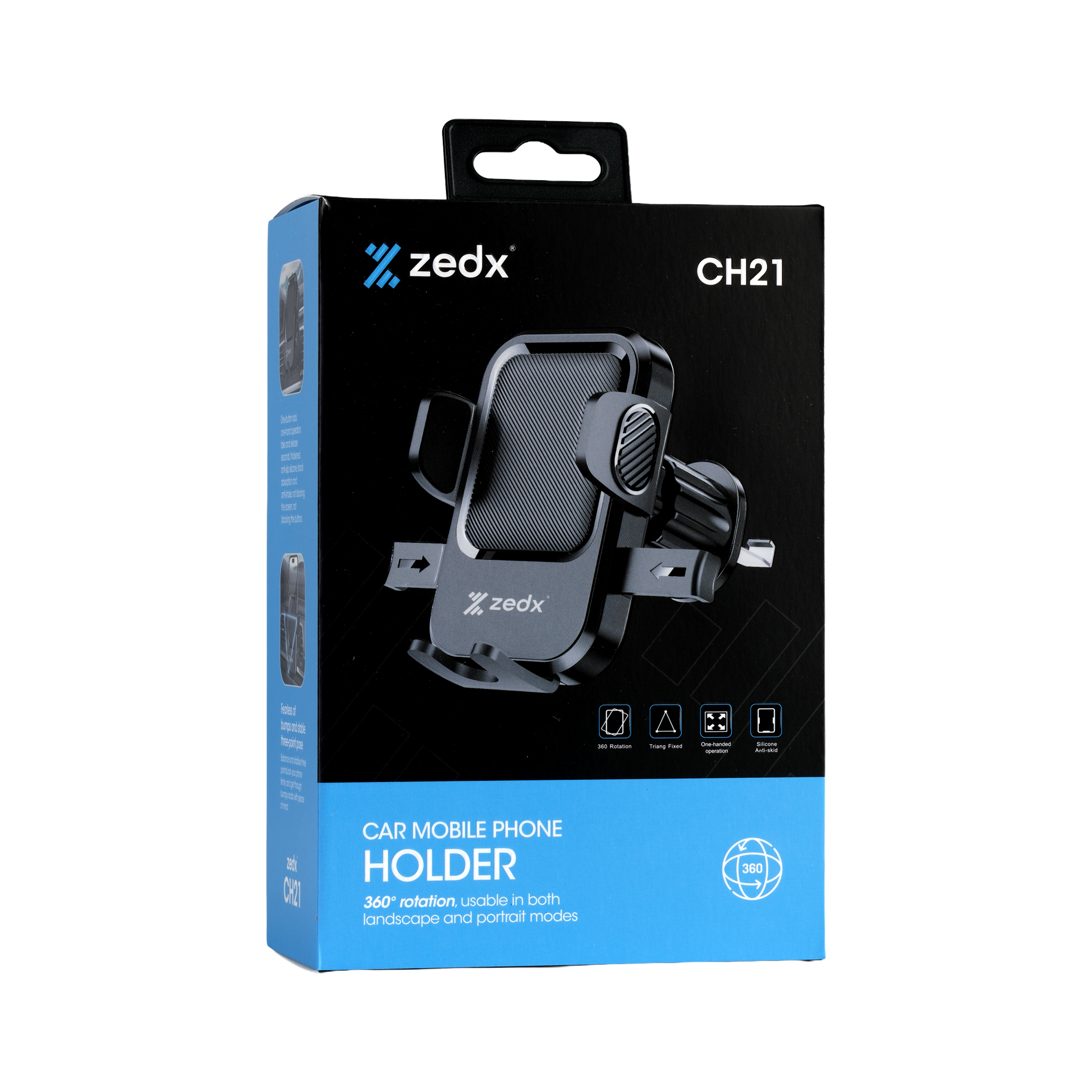 Car Phone Holder for Air Vent, 360° Rotatable, One - Touch Release, 4.7–6.9 Inch thumbnail 4