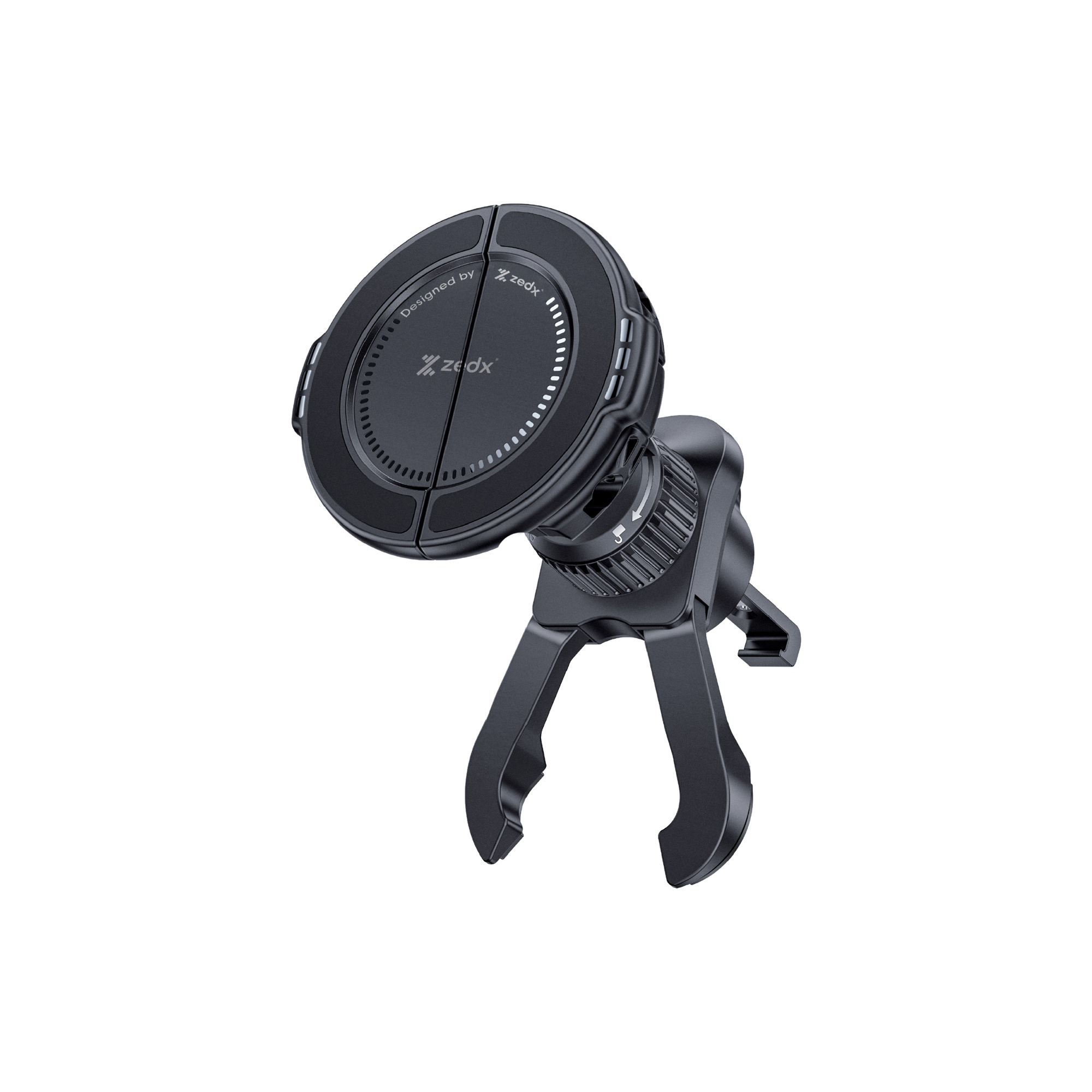 CH22 2 - in - 1 Magnetic Car Phone Holder & Foldable Clamp Mount gallery image