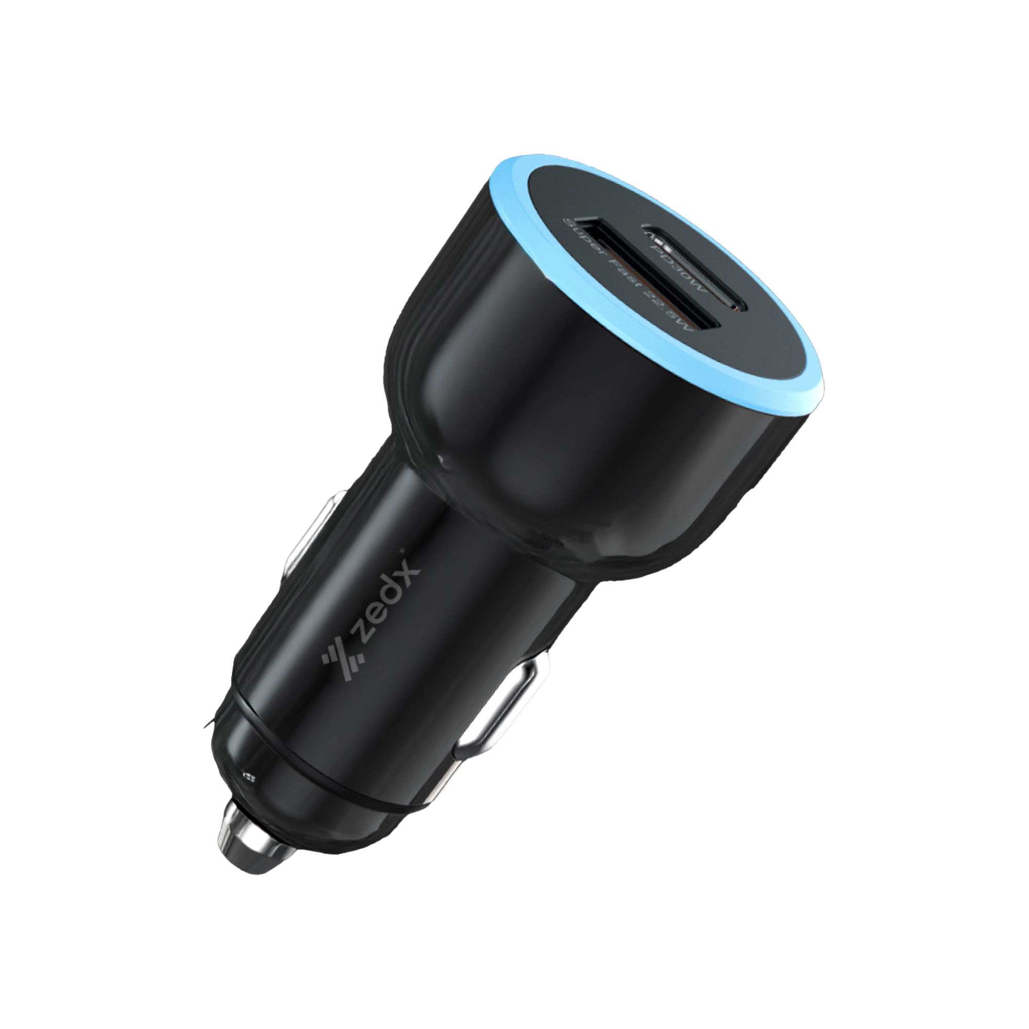 52.5 W Dual Port Fast Car Charger (ZE-01) gallery image