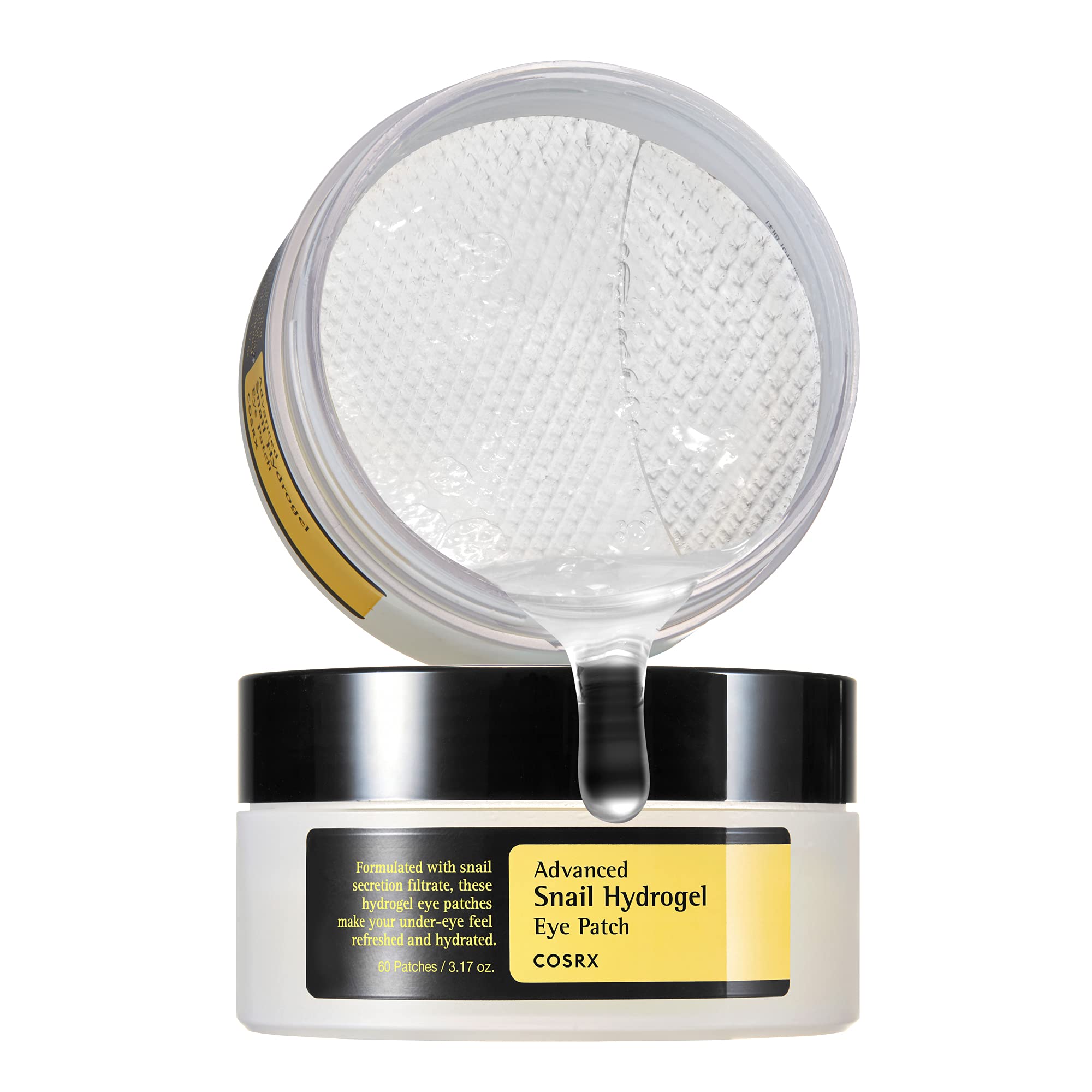 Advanced Snail Mucin Hydrogel Under Eye Patches for 1