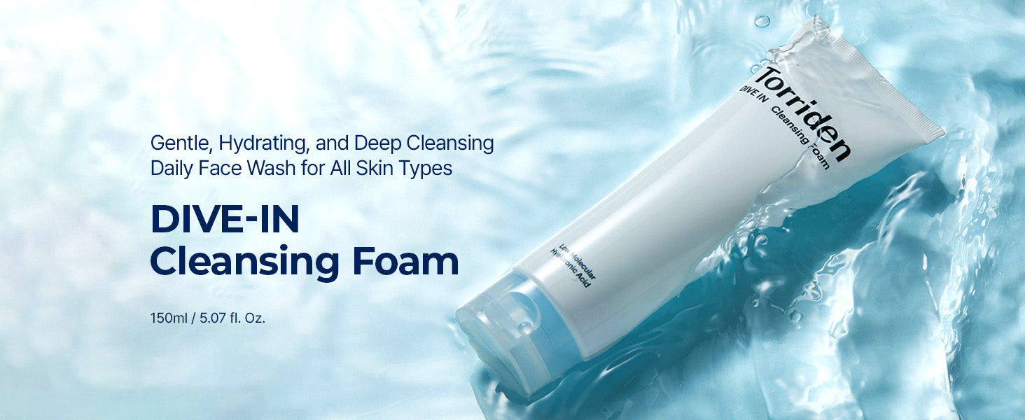 DIVE IN Cleansing Foam detail 1