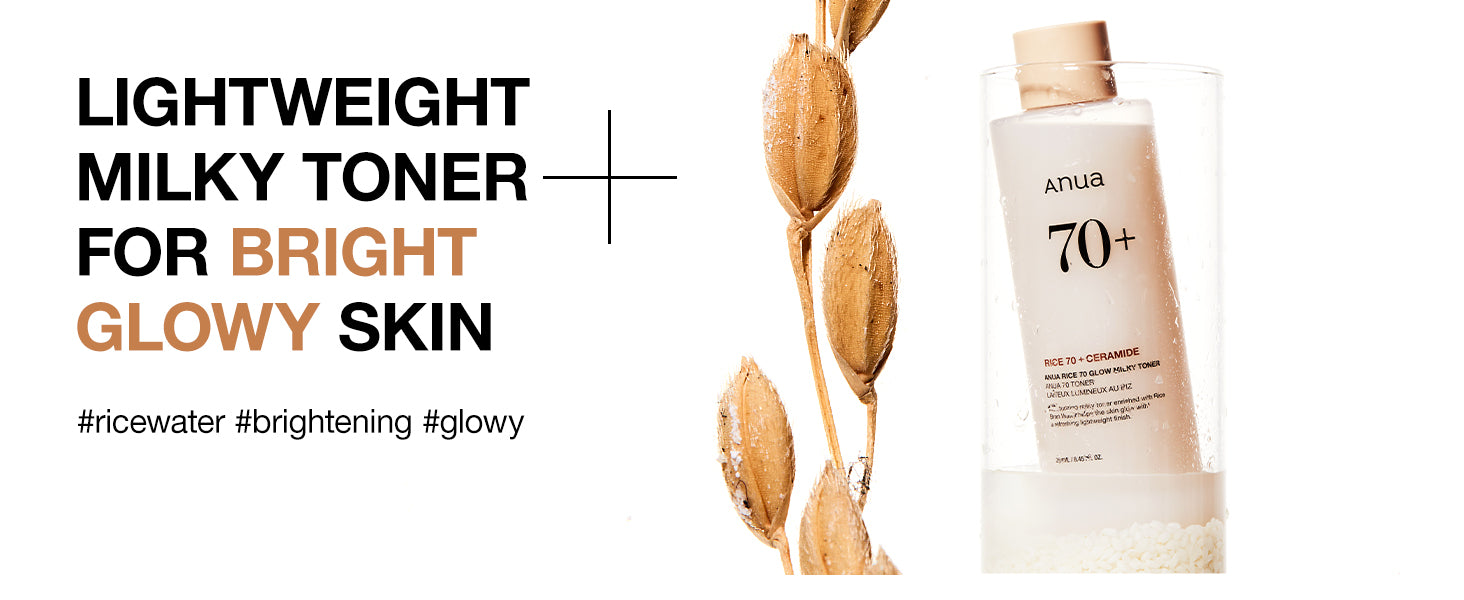 Rice 70 Glow Milky Toner detail 1