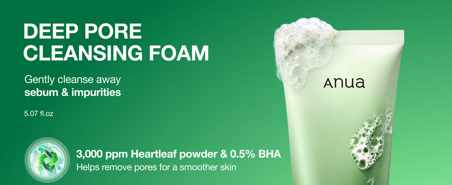 Heartleaf Deep Cleansing Foam detail 1