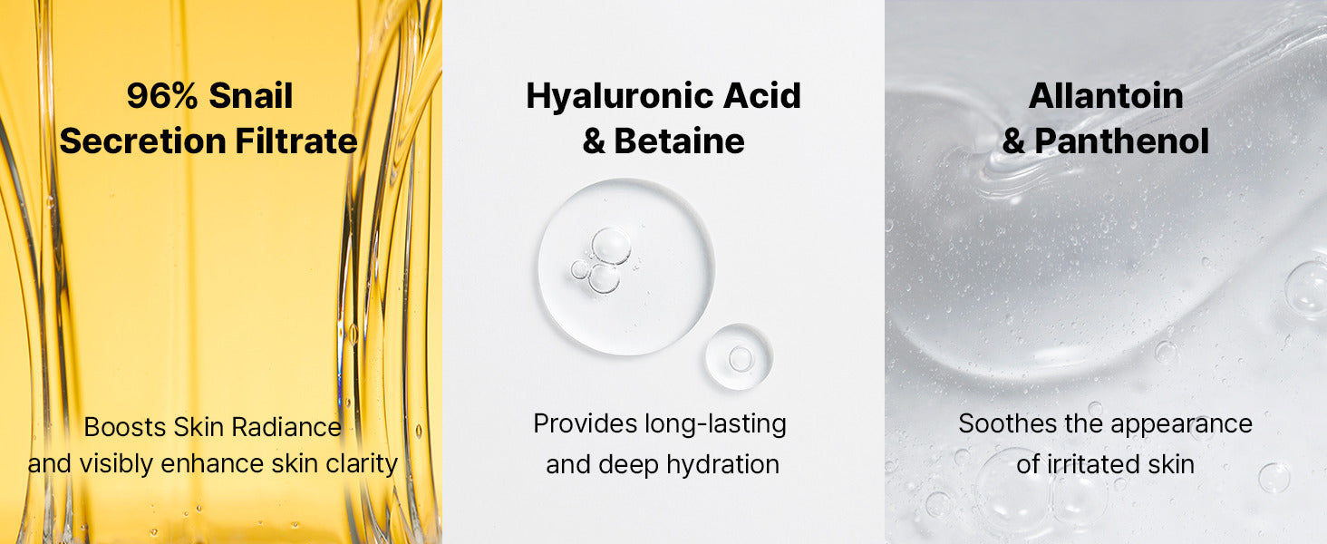 Snail Mucin 96% Repairing Serum for Sooothing & detail 3