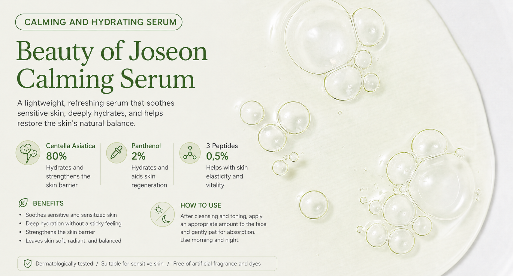 Calming Green Tea Serum detail 5