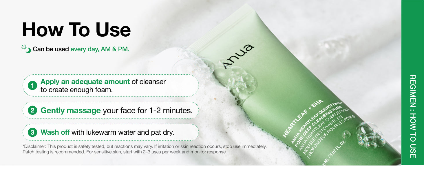 Heartleaf Deep Cleansing Foam detail 5