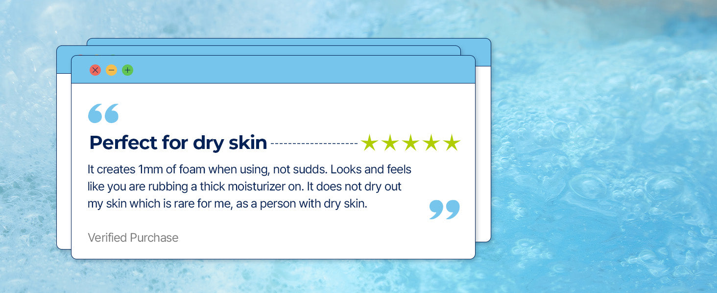 DIVE IN Cleansing Foam detail 10