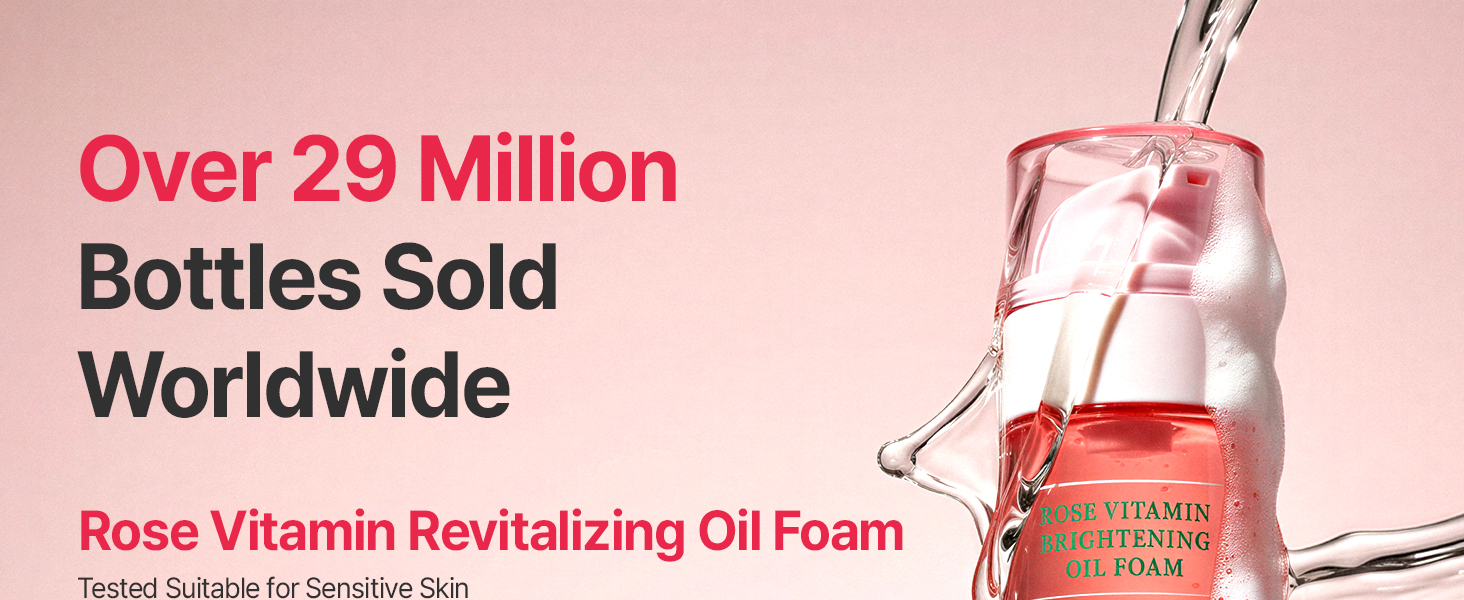 K Beauty Rose Vitamin Oil To Foam detail 1