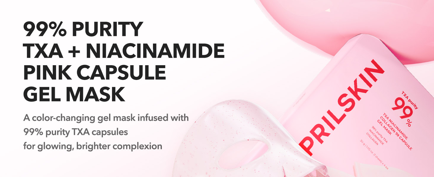 TXA Pink Capsule Gel Mask detail 1
