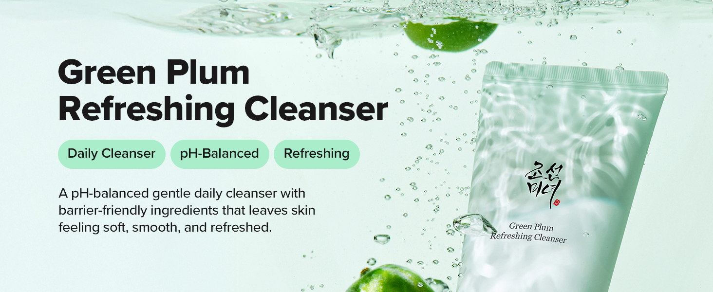 Green Plum Refreshing Cleanser Gel Type Deep Pore detail 1