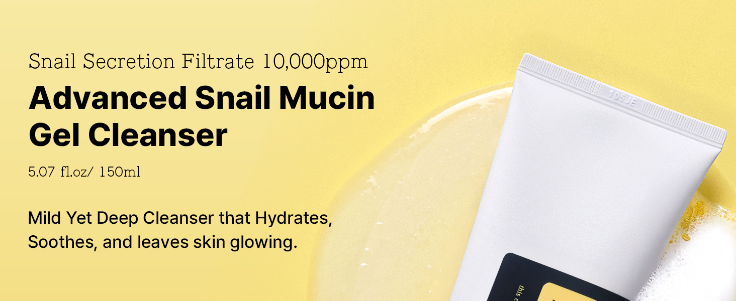 Advanced Snail Mucin Gel Cleanser for Dull detail 1