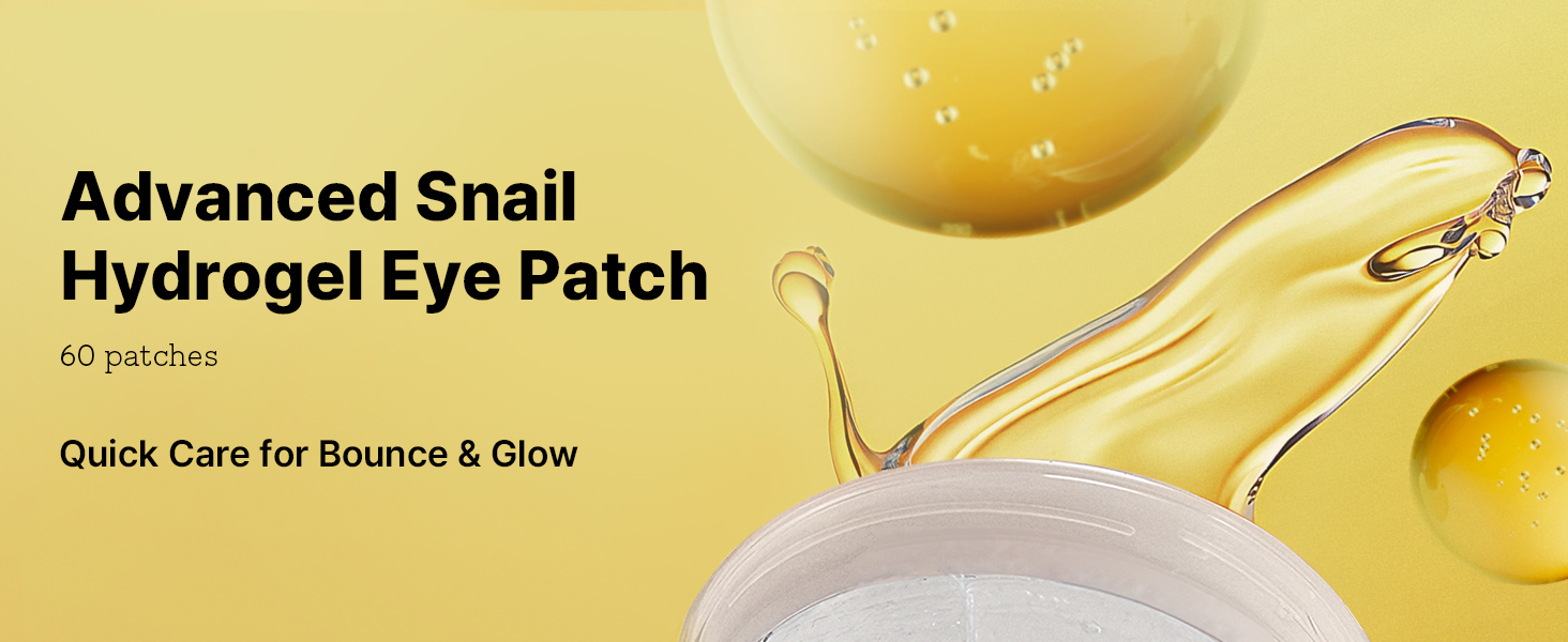 Advanced Snail Mucin Hydrogel Under Eye Patches for detail 1
